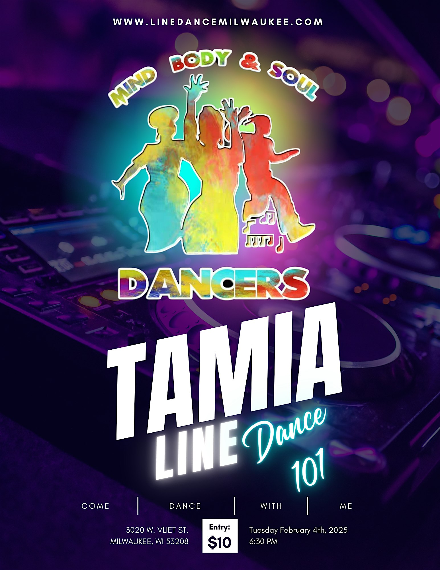 Learn the Tamia Line Dance Wisconsin African American Women's Center