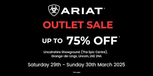 ARIAT OUTLET SALE - LINCOLNSHIRE SHOWGROUND | Lincolnshire Showground