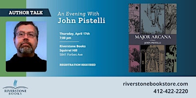 An Evening with Author John Pistelli | Riverstone Books