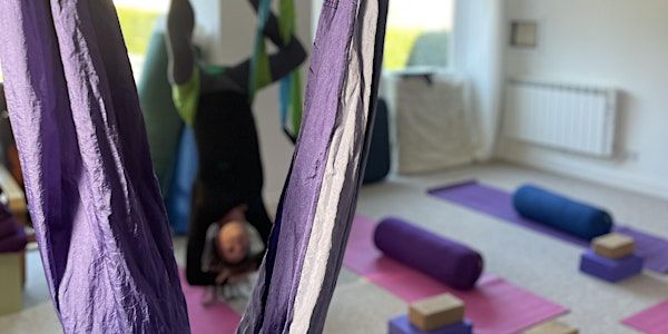Aerial Yoga Class | Sunnyside Health and Wellness Studio | Sarah Jettoo | Yoga, Massage, Feldenkrais & Homeopathy