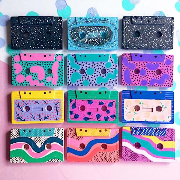 80s cassette tape art workshop | Stuart Memorial Hall