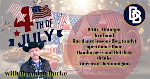 4th of July Country Dance Party 8 to Midnight | Bubba Oasis