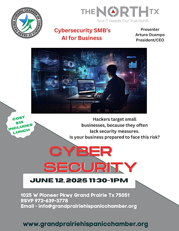 Cybersecurity & AI for Small Business Lunch | 1025 W Pioneer Pkwy