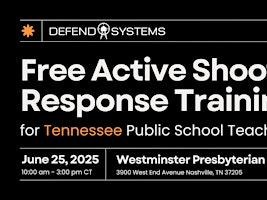 Free Active Shooter Response Training for TN Public School Teachers | Westminster Presbyterian Church