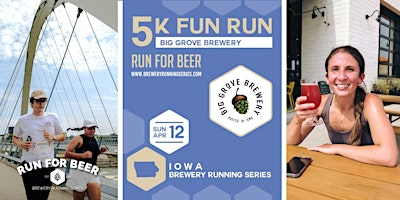 5k Beer Run x Big Grove Brewery| 2026 IA Brewery Running Series | Big Grove Brewery & Taproom