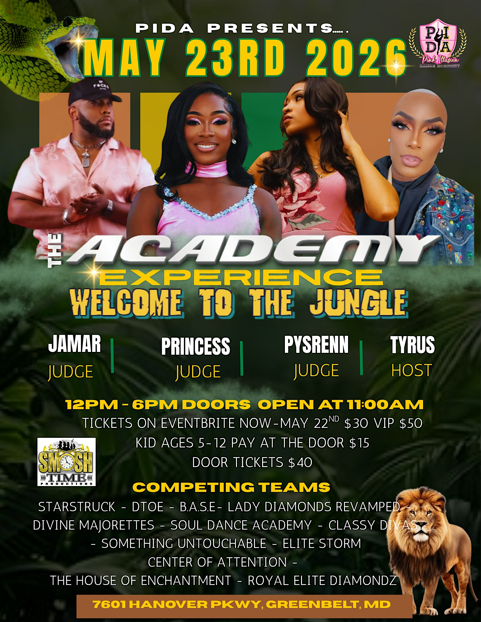 Welcome To The Jungle T.A.E PT 4 Dance Competition | Eleanor Roosevelt High School