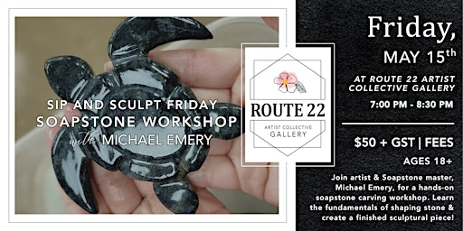 Sip and Sculpt Fridays | Route 22 Artist Collective Gallery