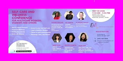 Self-Care and Wellness Conference for Healthcare workers, students & others | Monte Carlo Inn & Suites - Downtown Markham
