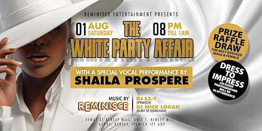 THE  WHITE PARTY AFFAIR by REMINISCE | The Venue at Kersey Mill
