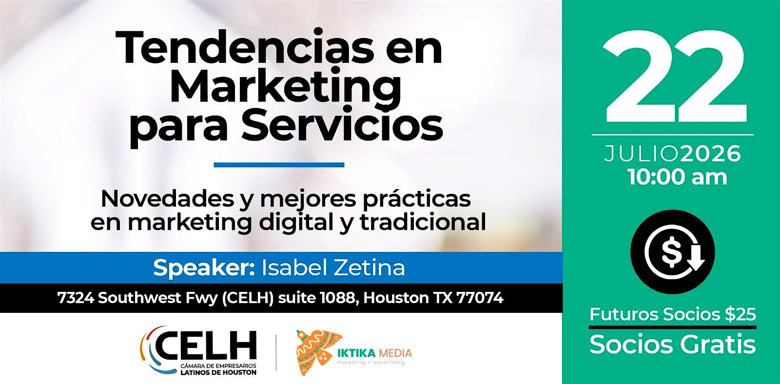 Tendencias en Marketing para Servicios | Cámara de Empresarios Latinos de Houston