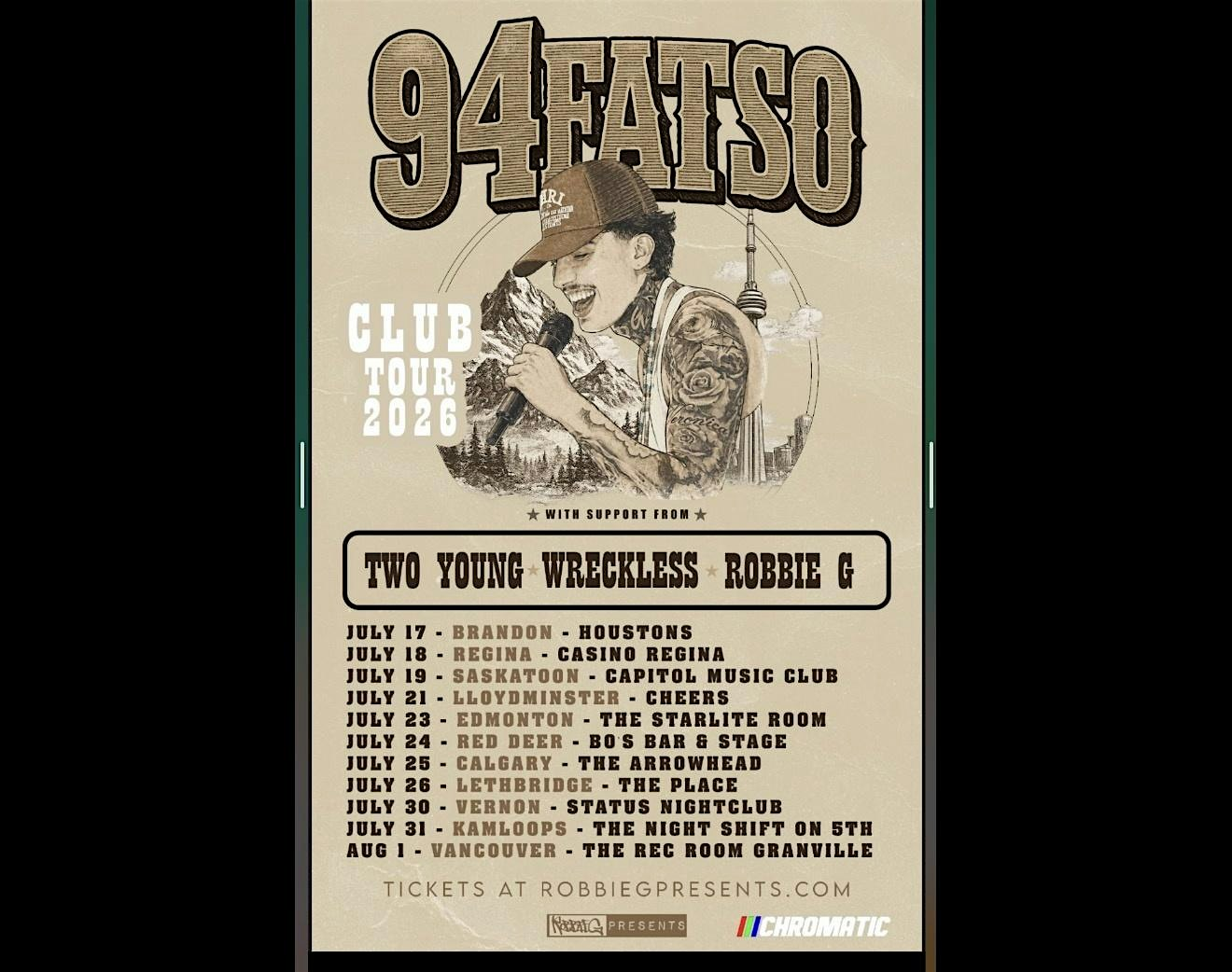 94Fatso Live in Victoria August 10th at The Sticky Wicket | The Sticky Wicket