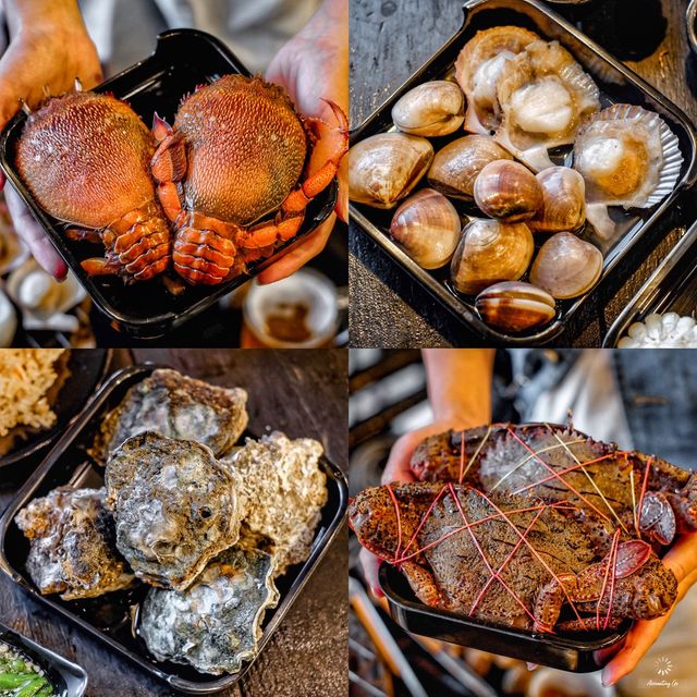 บุฟเฟ่ต์ทะเลเผา คนละ 399.- โคตรฟิน ตลาดนัดรถไฟ!