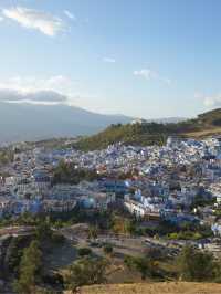 Blue city in Morocco