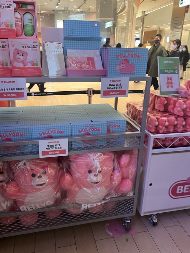韓国/ソウル【蚕室】ロッテモール内💖巨大ベリーグマに会える♪専門店