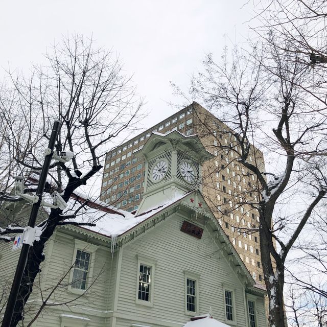 札幌の観光地といえば「時計台」