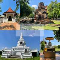 เที่ยววัดเก่าโบราณ วัดเกาะกลาง อ.ป่าซาง จ.ลำพูน 
