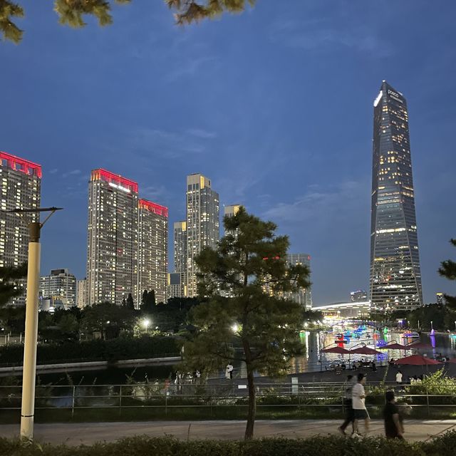 인천에서 야경이 제일 멋있는 곳 “송도센트럴파크”
