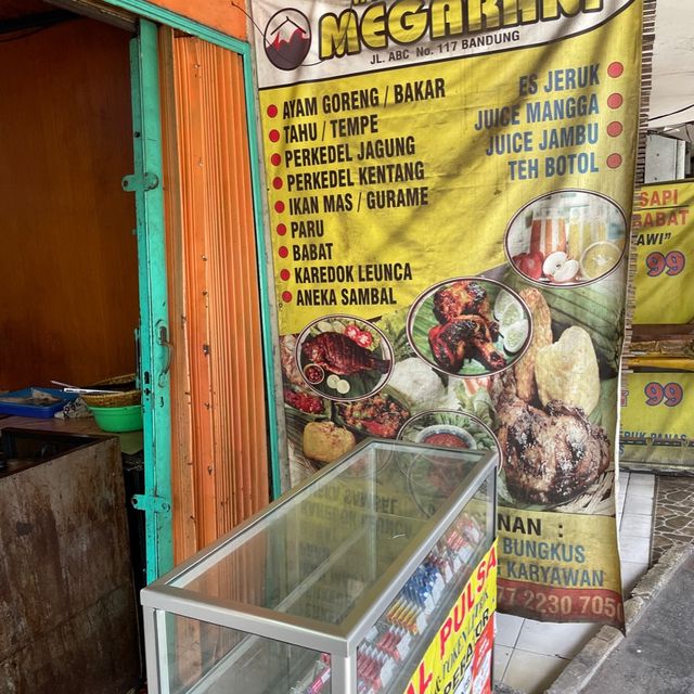 Local lunch at a Warung