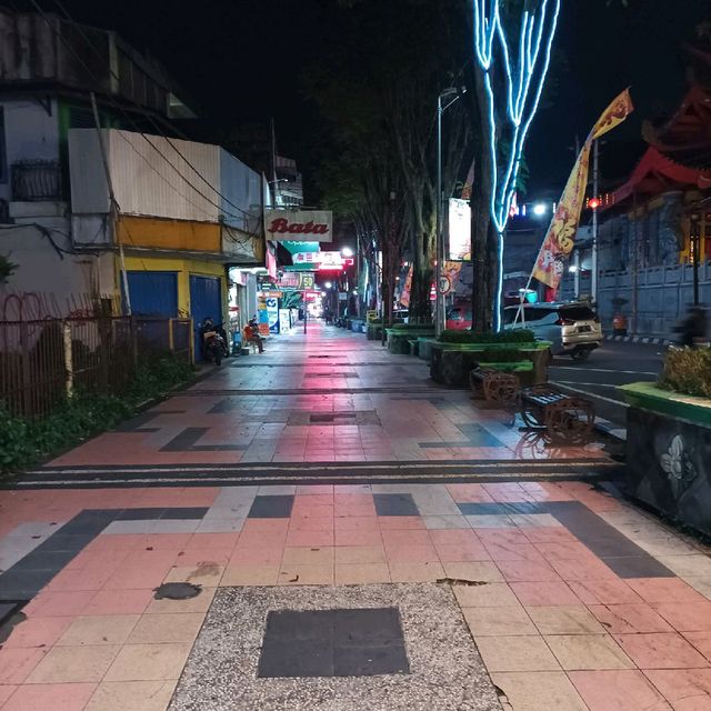 Beautiful night at Chinatown in Magelang City