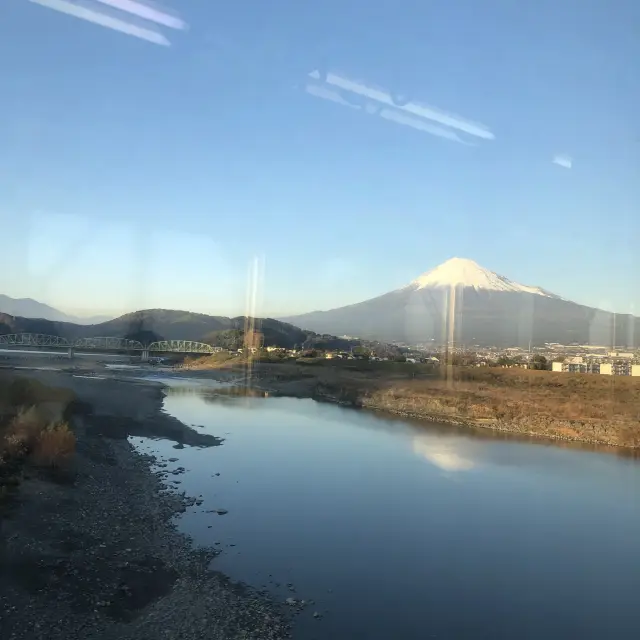 【富士山】東海道線から