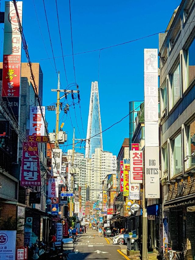 잠실 롯데타워 그리고 포켓몬 피카츄
