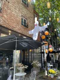 할로윈 분위기내러 보정동 카페거리🎃