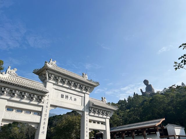 佛門淨地、食齋飯、祈福許願「天壇大佛」