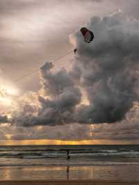 Surfing and parachuting!! 