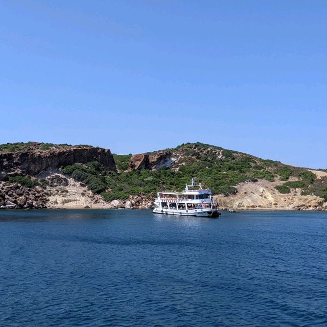 a joyful ship trip around ayvalık island