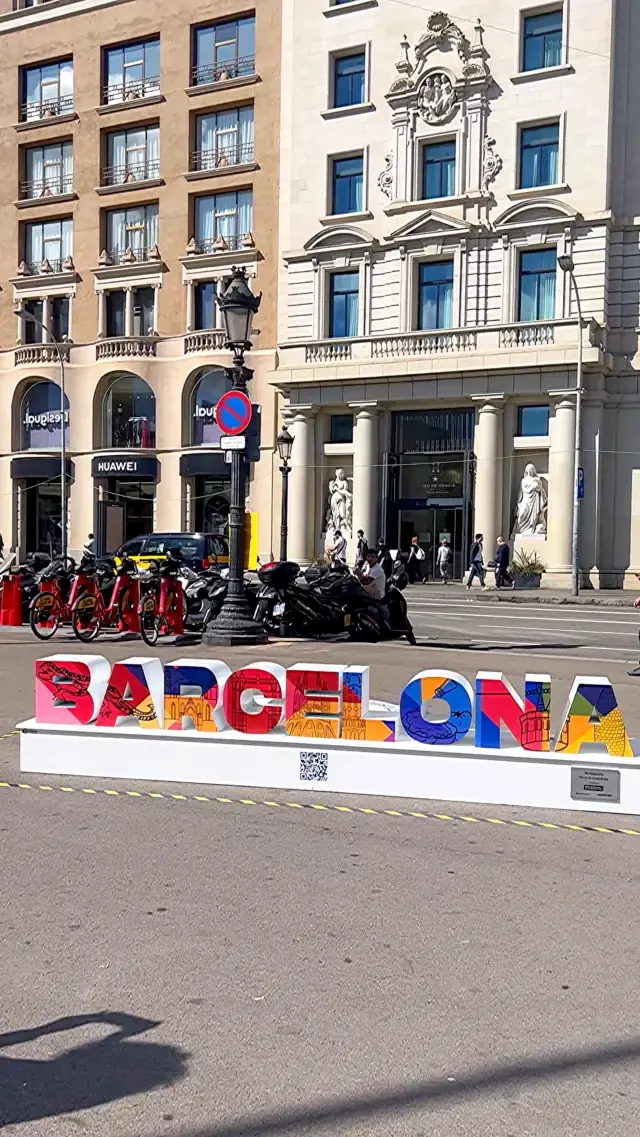 Barcelona’s central square 