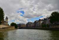 World Heritage Site - Seine Riverbank in Paris, France.