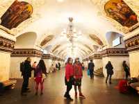 Experience the Moscow Metro, wander through art palaces.