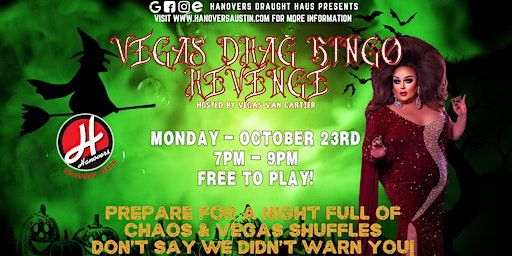 Vegas Drag Bingo Revenge @ Hanovers Pflugerville | Hanovers Draught Haus
