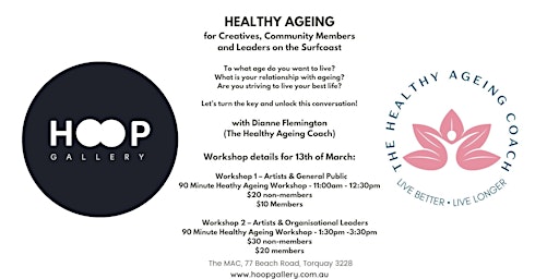 Healthy Ageing for Creatives and Community Members on the Surfcoast | Hoop Gallery