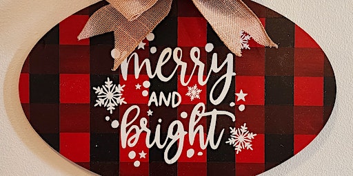 Plaid Welcome Snowflake Boards! | Poppin' Bottles n' Brushes