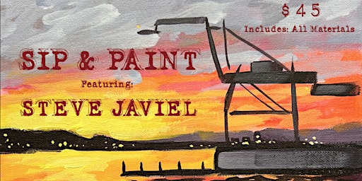 Sip & Paint featuring STEVE JAVIEL at NIDOS BackYard | NIDO's BackYard