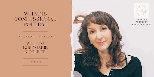 What is Confessional Poetry? - Workshop with Rosemarie Corlett | Plymouth Central Library