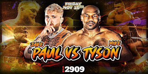 Jake Paul vs Mike Tyson Live PPV Event | BAR 2909 - West 7th Fort Worth