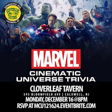 Marvel Cinematic Universe Trivia | Cloverleaf Tavern