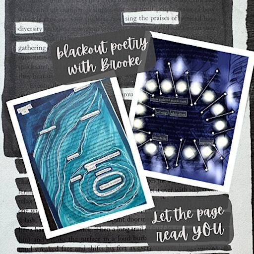 Blackout Poetry with Brooke Summers-Perry | 1907 Sabine St #125