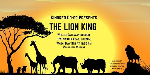 Kindred Co-op's Performance of The Lion King (for kids!) | Gateway Church
