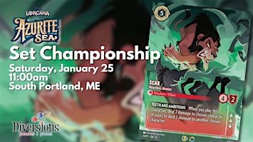 Disney Lorcana: Azurite Sea - Set Championship | 415 Philbrook Ave