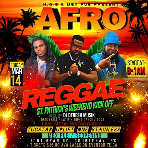 Afro Reggae Party / Live Show | Mex Pub