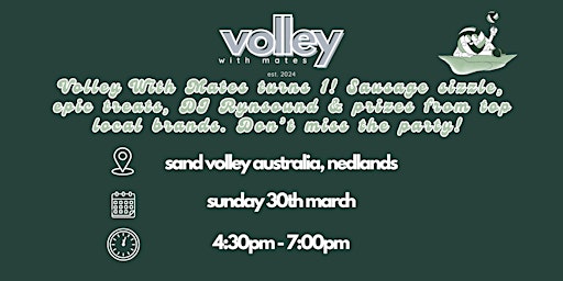 Volley With Mates turn ONE | Sand Volley Australia