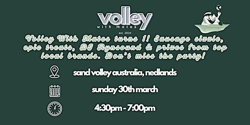 Volley With Mates turn ONE | Sand Volley Australia