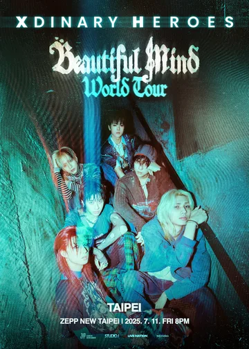 Xdinary Heroes台北演唱會2025｜Xdinary Heroes < Beautiful Mind > World Tour in TAIPEI | Zepp New Taipei