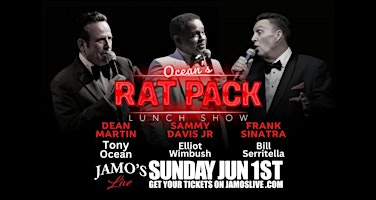Lunch w/ Ocean's RAT PACK Sinatra, Sammy Davis & Dean Martin at Jamo's Live | Jamo's Live