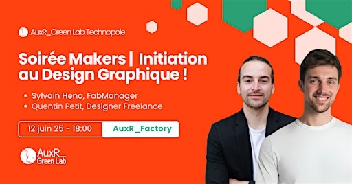 Soirée Makers : Spéciale Initiation au Design Graphique ! | AuxR_Factory