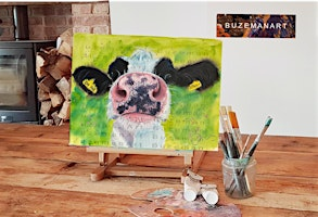 Painting & Prosecco  ‘Nosey Cow’  @ The Twisted Knot, Doncaster | Cherry Lane