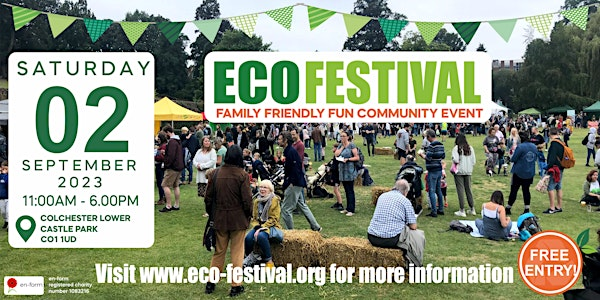 Eco Festival Colchester 2025 | CO1 1UD